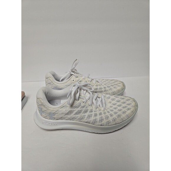 Under Armour Shoes Womens Flow Velociti SE Bluetooth Running Shoes Size 8 White - Picture 1 of 8